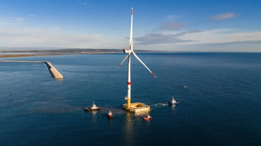 フランス沖の10MW級浮体式洋上風力プロジェクト、オイレス工業の樹脂製
